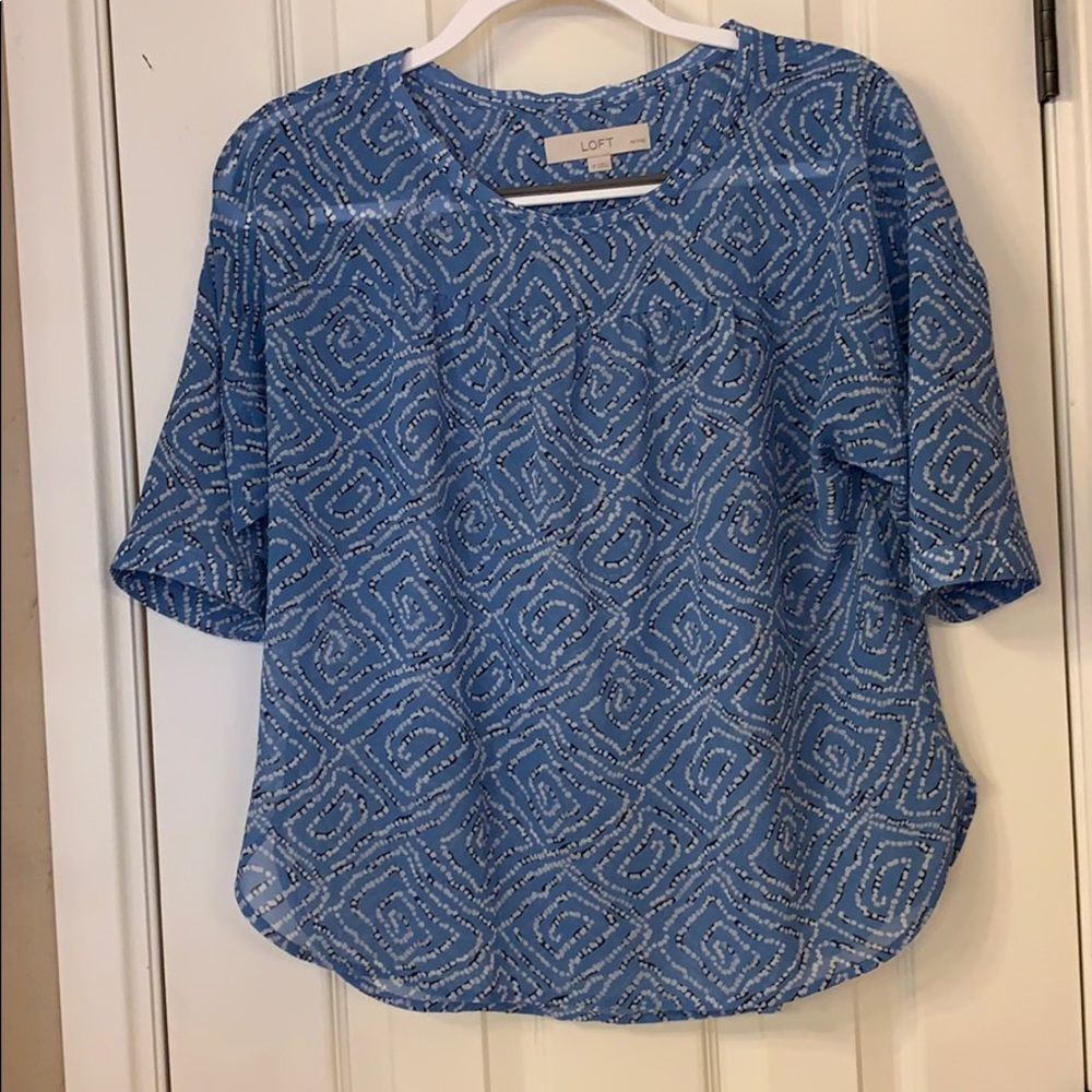 Loft multi colored top